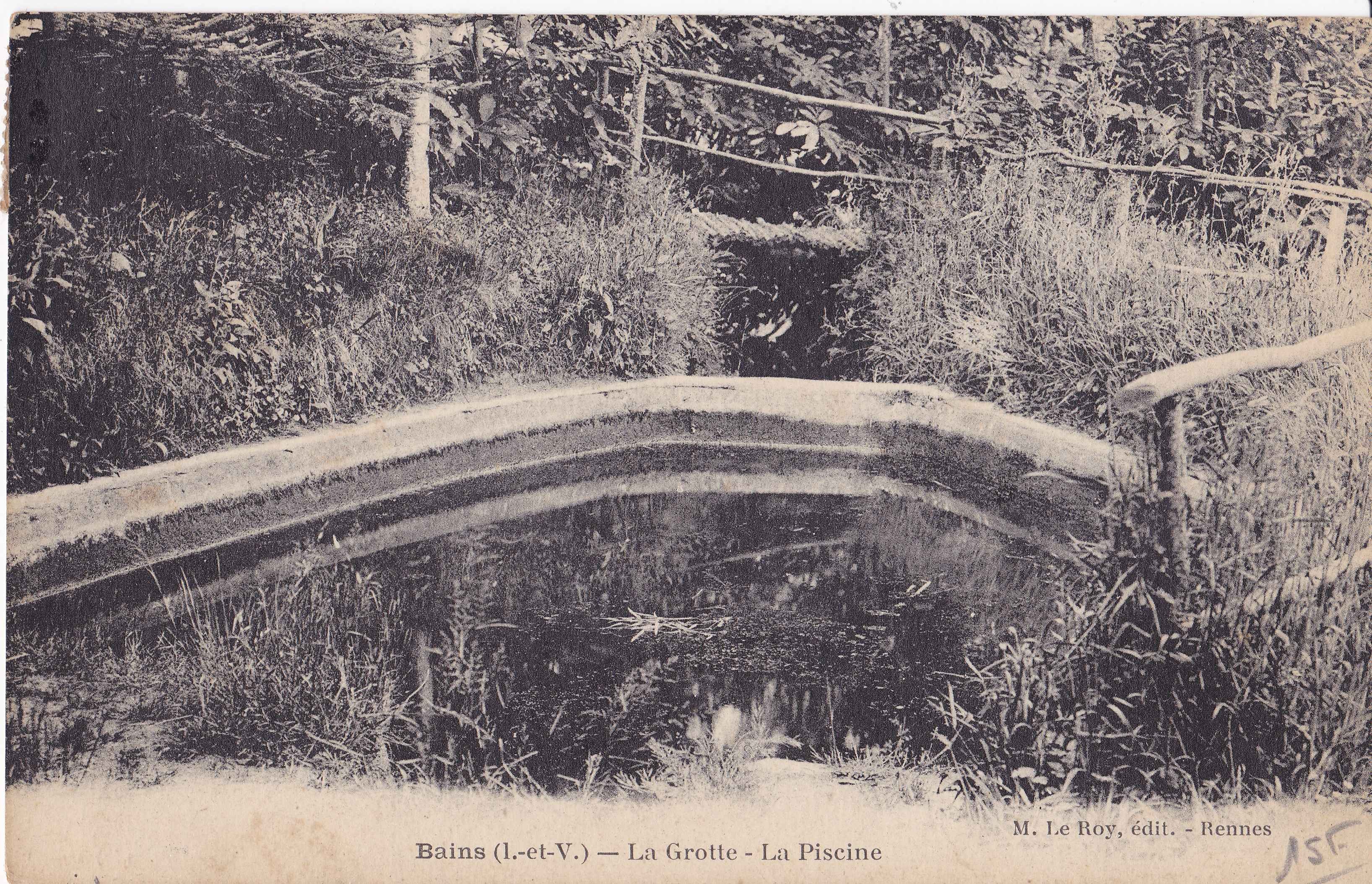 la piscine de la grotte