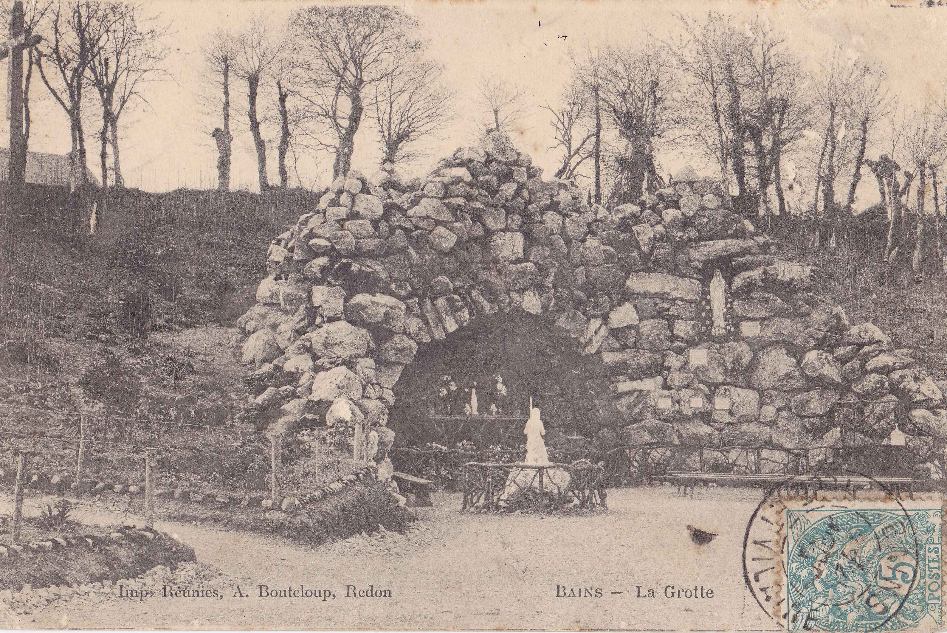 La grotte en 1904