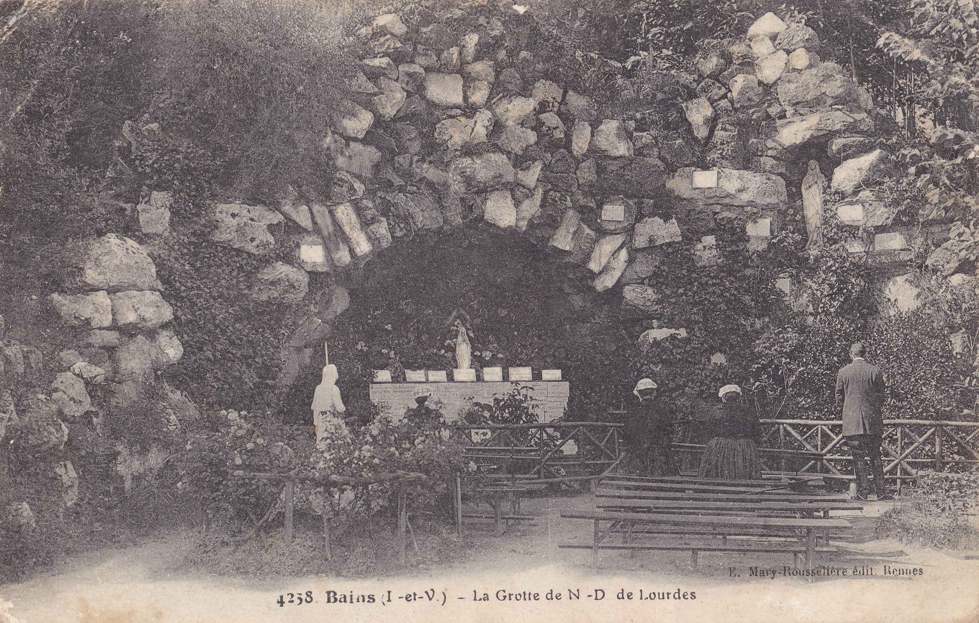 La grotte de N.D de Lourdes