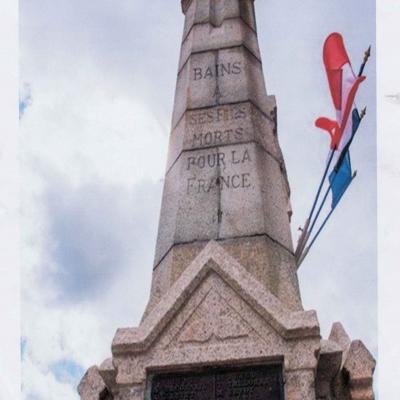 Monument aux morts de Bains-sur-Oust
